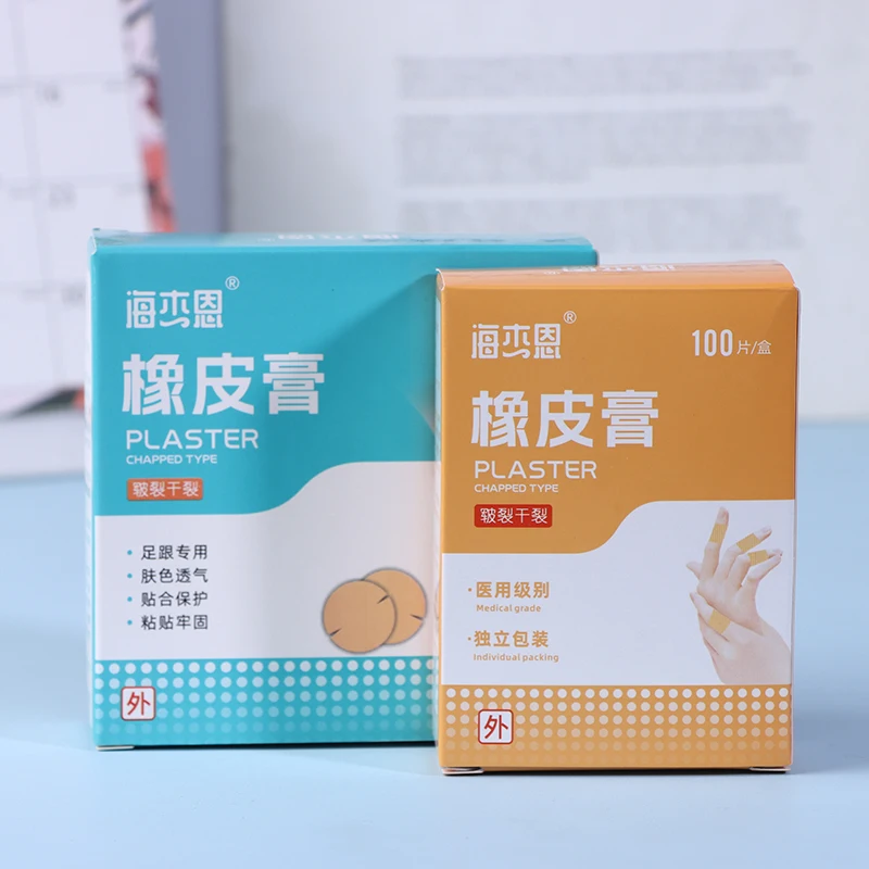 30/100 قطعة من رقع معالجة اليد للكعب المتشقق، ضمادة إصلاح اليد للكعب المتشقق #3