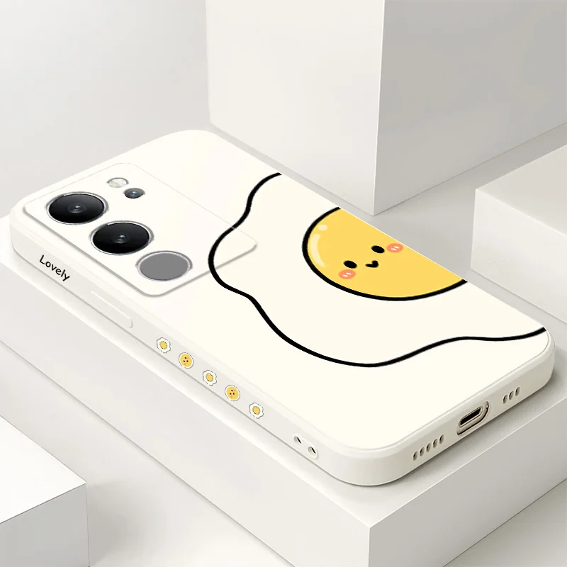 

Tomato And Egg Phone Case For VIVO V50 V40 V30 V29 V29E V27 V27E V25 V25E V23 V23E V21 V20 Y20 Y12 Y21 Y22 Y50 Y35 Y76 Pro 4G 5G