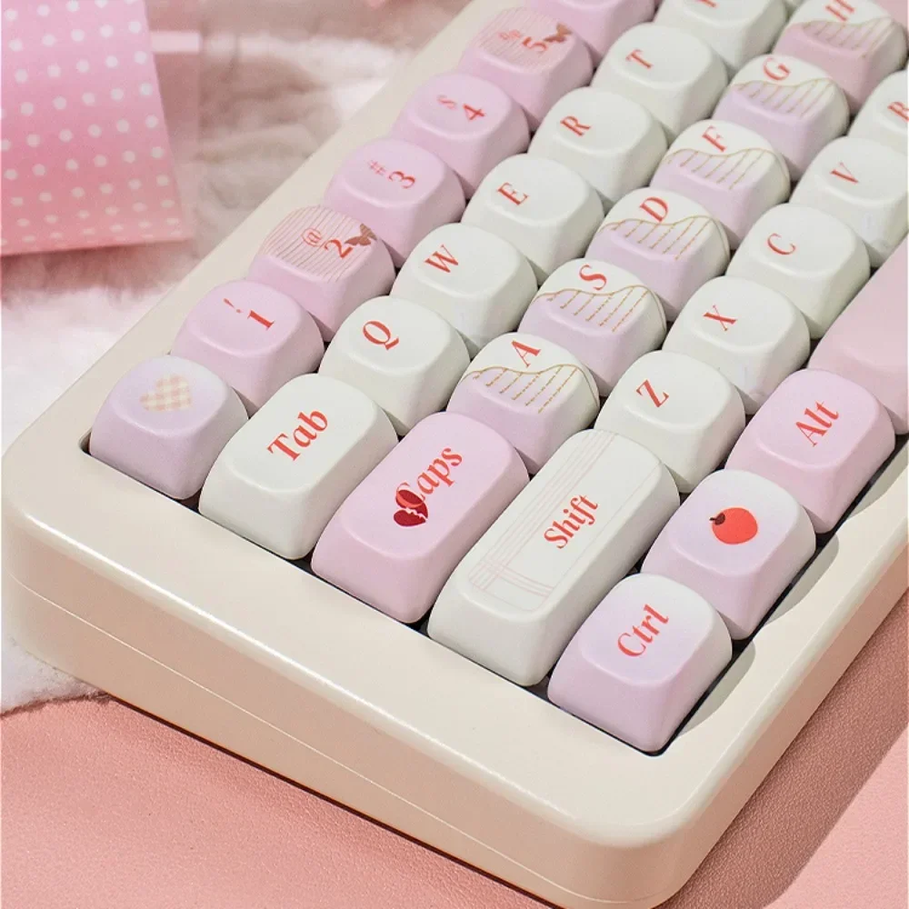 Personalized Keycap 152 Keys, Cherry/MOA PBT Notebook Theme for MX Switch 60/84/90/104/108 Mechanical Keyboard