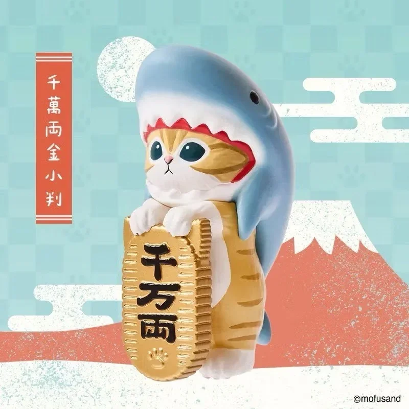 

Фигурка Mofusand Lucky Cat, милое украшение для спальни, кавайная аниме-фигурка, детские игрушки, сюрприз для девочек, подарки-сюрпризы, сувенир