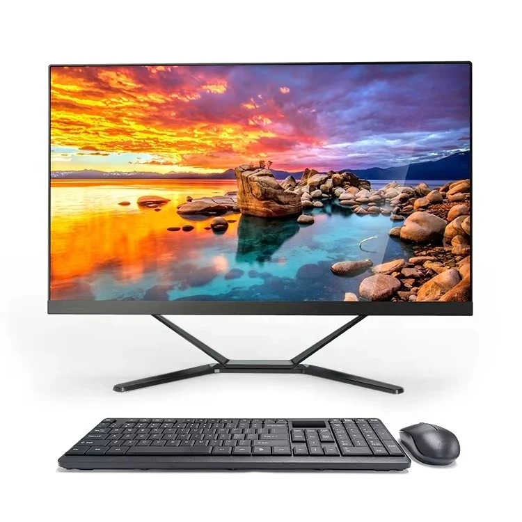 21.5 All-in-One PC Gamer Core I3 I5 I7  LED Display DDR3 RAM SSD EU/AU Plugs-Barebone Desktop Office-Ready Gaming Computer
