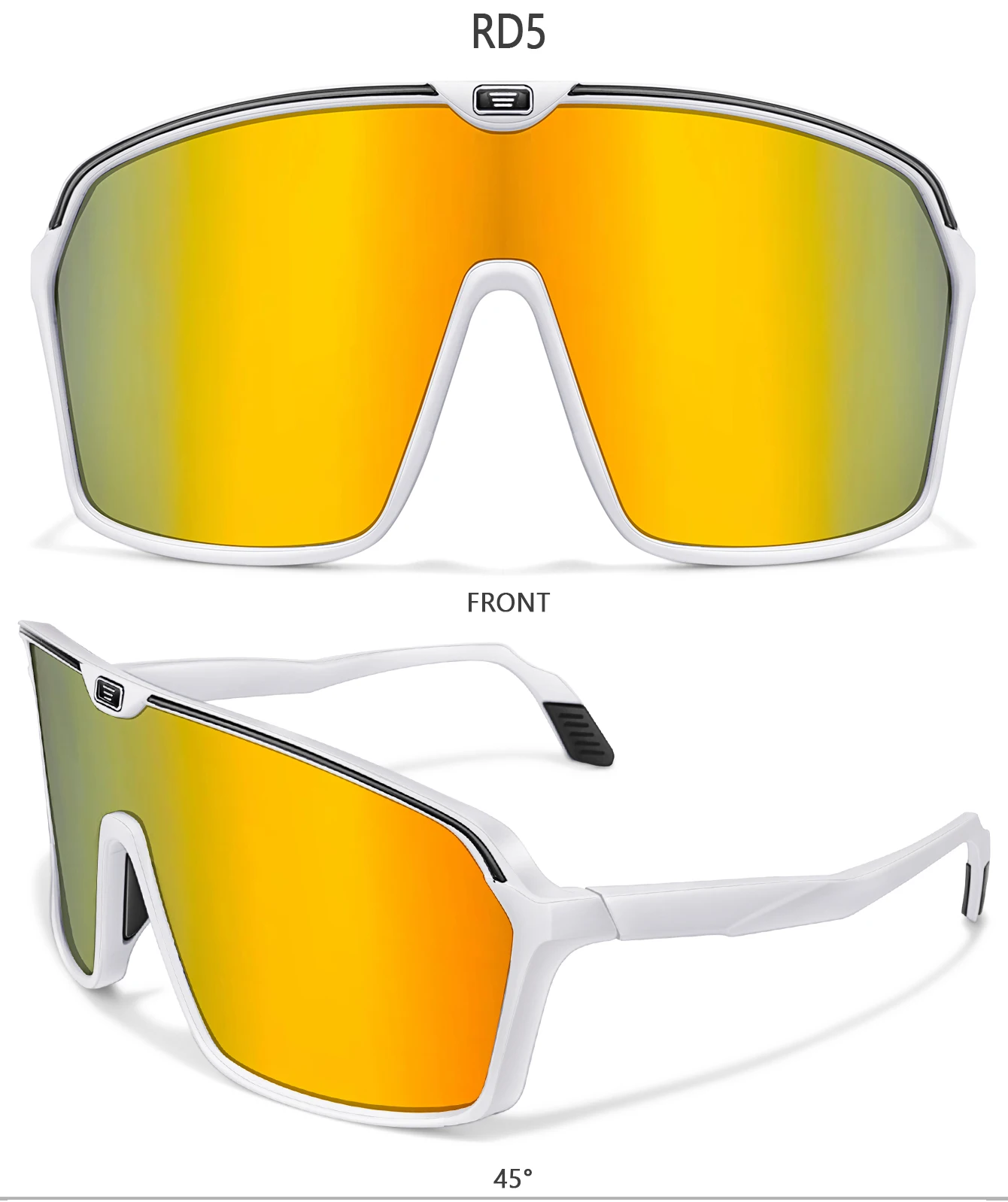 UV400-Angel-Sonnenbrille mit großem Rahmen, winddicht, Outdoor-Sport-Sonnenbrille für Männer und Frauen, Radfahren, Camping, Wandern, Fahren – Detail 11