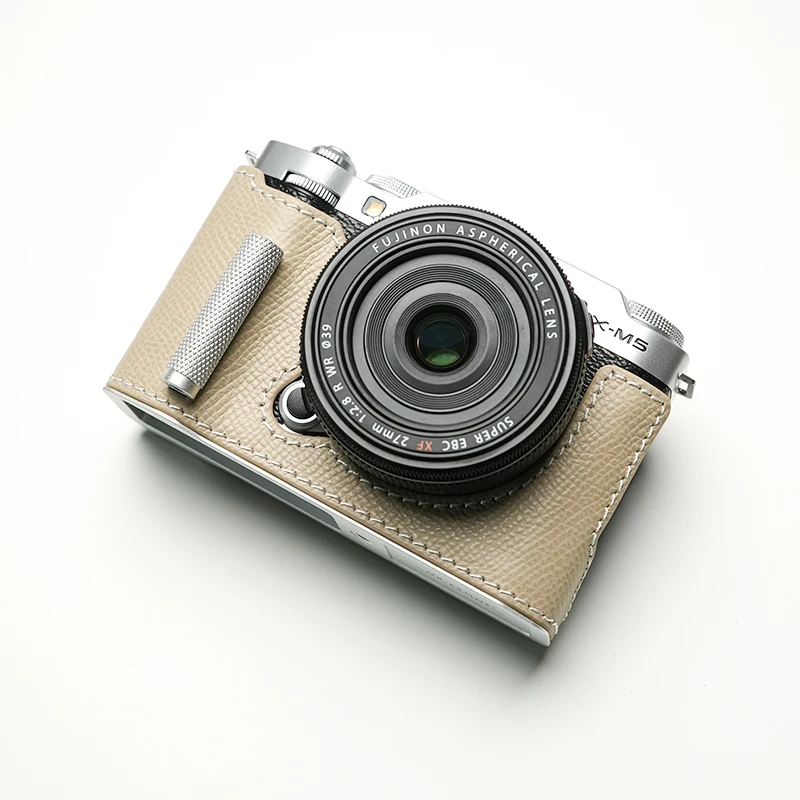 Mr.Stone voor Fujifilm X-M5 cameratas beschermhoes camerabody xm5 camera handgemaakte lederen cameratas