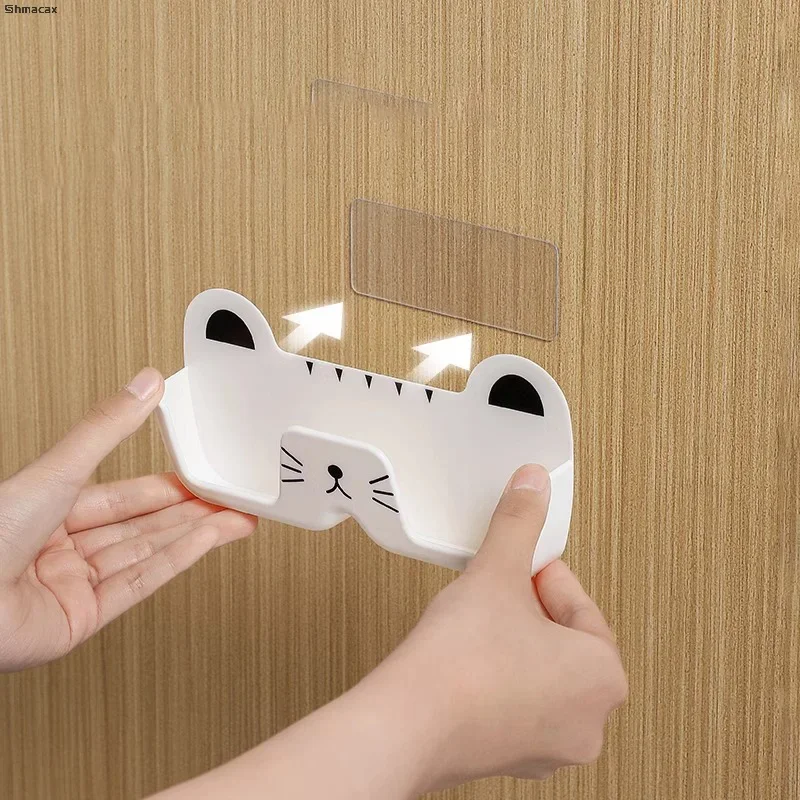 Wall Mounted Glasses Storage Rack, Household Cartoon Sunglasses Storage Box, Bedside Bathroom Myopia Glasses Storage Rack