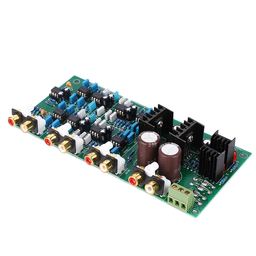 Amplifier Amplifier Board Linkwitz-Riley 3-way electronic 6-Channel Frequency Dividing Board 310HZ/3.1KHZ Linkwitz-Riley NE5532