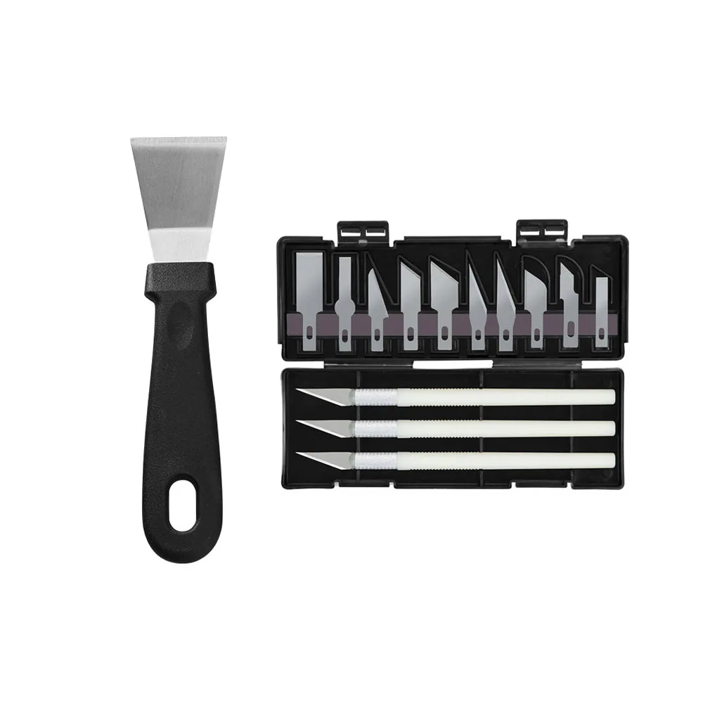 Deburring Tool Kit Trimming Knife Edge Cutter Files 3D Printer Models Removal Scraper Shovel Blade for CR10 Ender 3 5 Mega KP3S