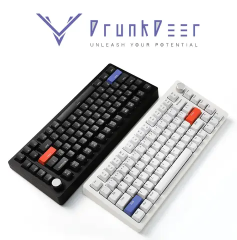 DrunkDeer A75 자기 스위치 게임용 키보드 신속한 트리거 스마트 속도 RGB PC 게이머 Varolant TKL 기계식 키보드