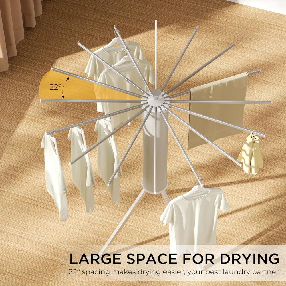 

Clothes Drying Rack, Garment Rack Portable and Foldable Space Saving Laundry Drying Rack - Dryer Rack Clothing Floor Fold