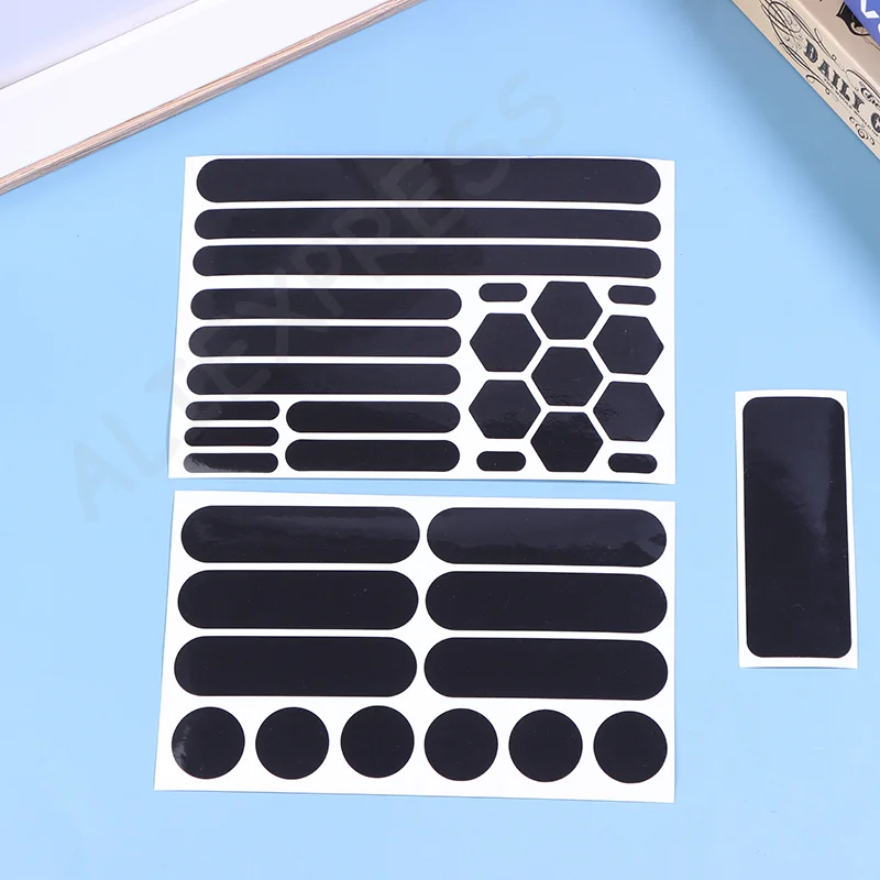 

NewMotorcycle Helmets Invisible Black Reflective Stickers Simple And Effective Reflective Tape For Helmets Bikes