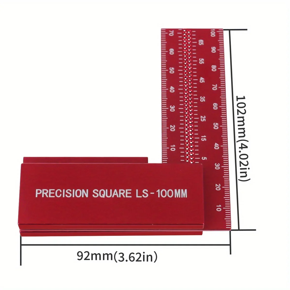 Woodworking Carpenter Square T-Type Cross Calibration Ruler Aluminum Scribing Marking Gauge Precision Height Measurement Tools