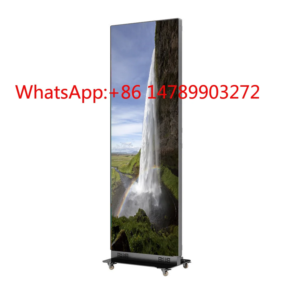 P1.8 Ultra Thin Foldable Indoor LED Advertising Screen New Anti-Glare Commercial Display Design