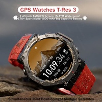 T-Rex 3 GPS Smart Watch 5 ATM Waterproof Built-in Dual-band GNSS Compass Military Sport Smartwatch Men 2025 New for Xiaomi