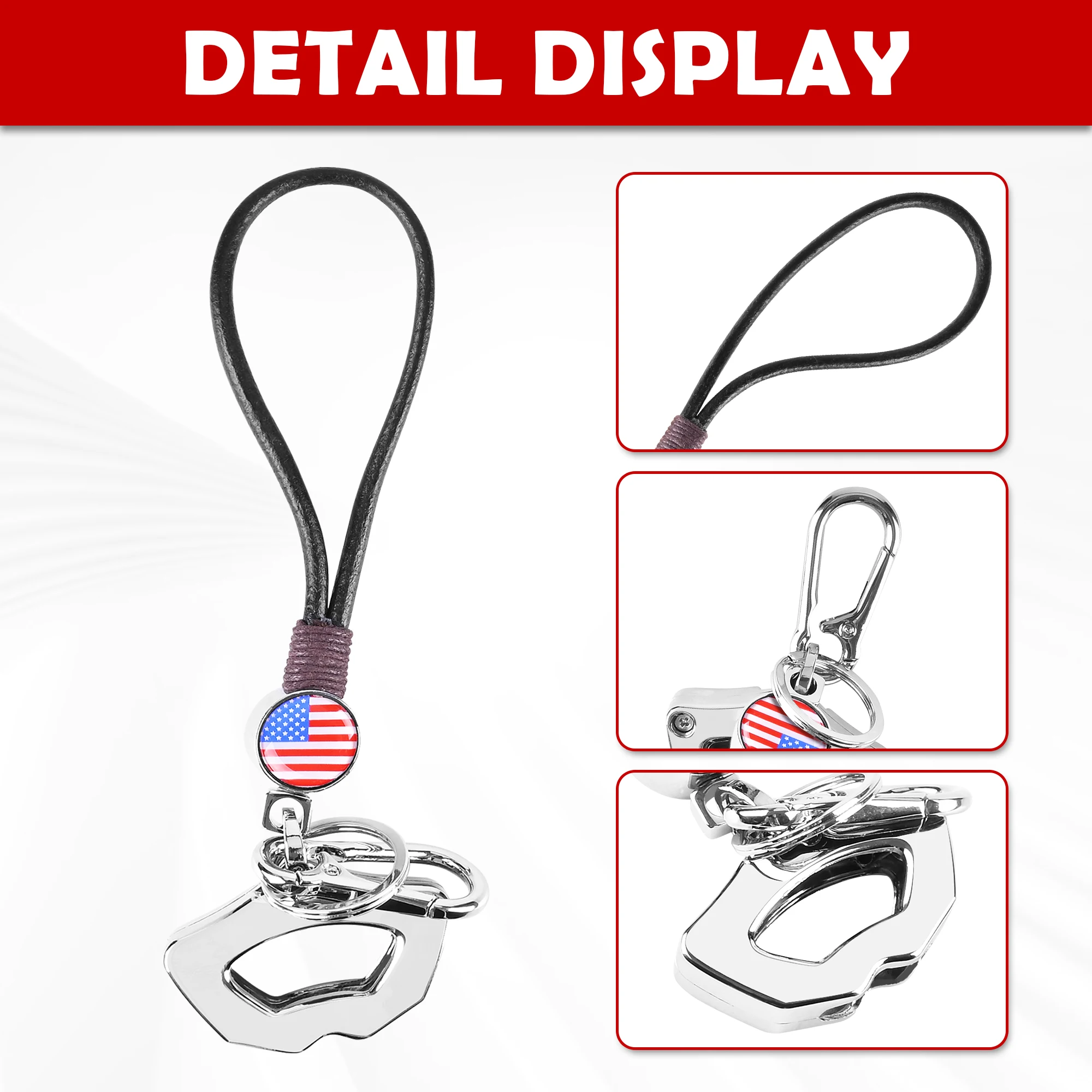 Chrome Plating US Cool Decoration Key Holder for Can-Am Spyder RS RTS RT ST STS ST F3 High Quality Motorcycle Accessories