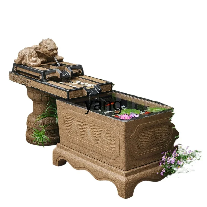 

CCL fish pond flowing water ornament circulation balcony fish tank water feature