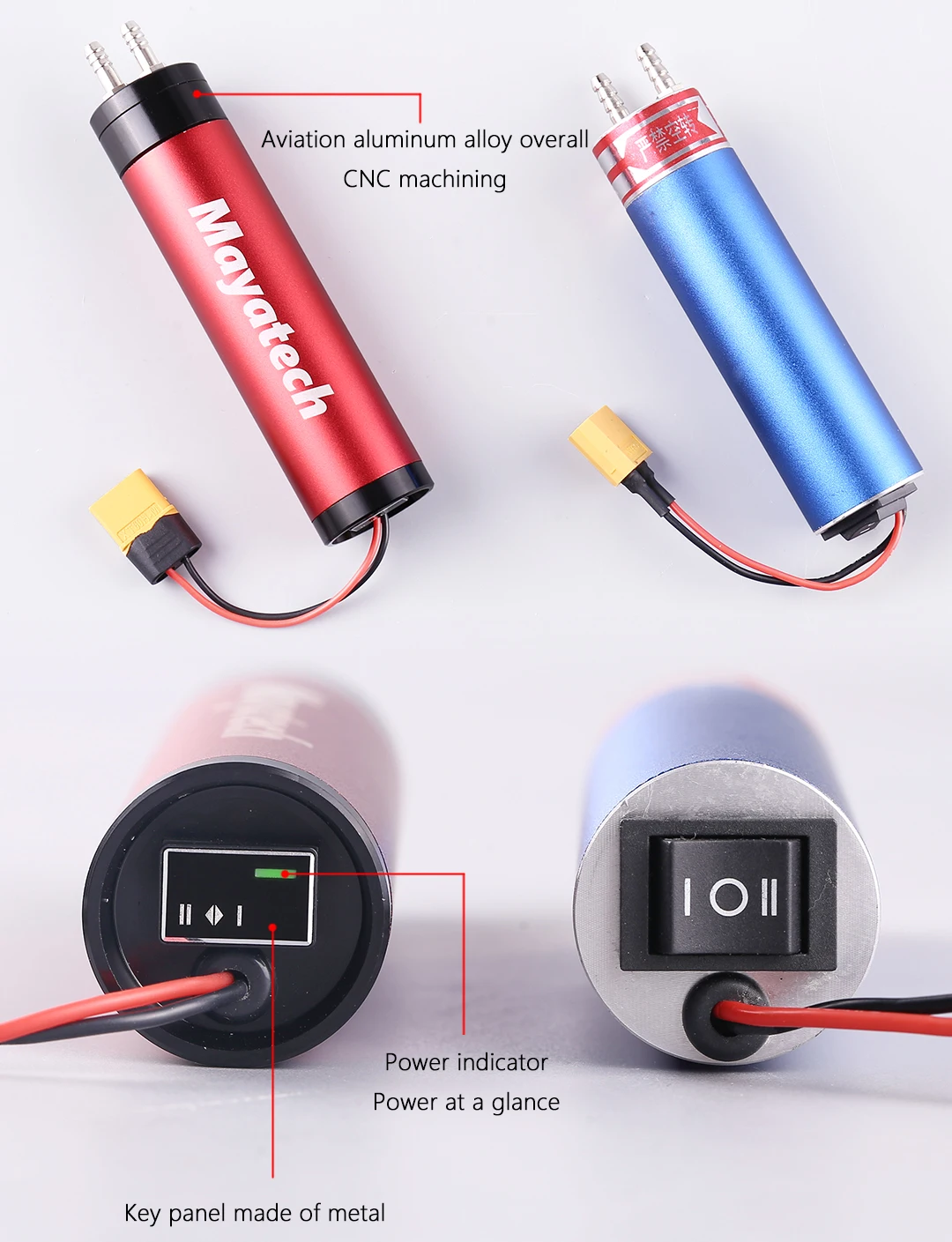 Mayatech Motors Aviation Model Metal Electric Refueling Pump MT119 Positive Reverse Extraction XT60 Power Supply Gear