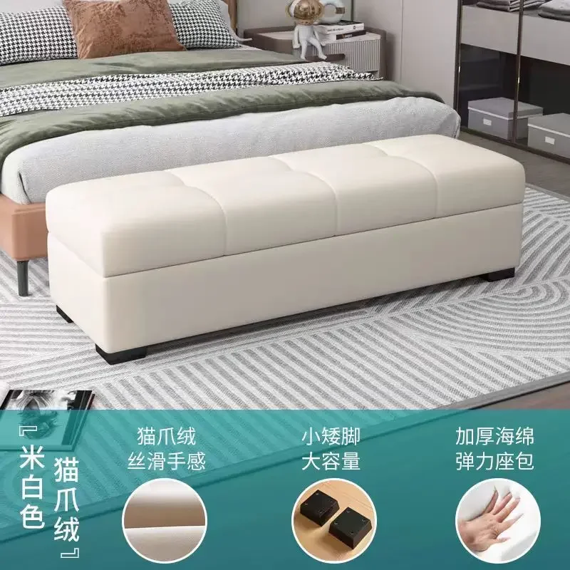 Bedroom bedside bench, bench bedside storage small sofa