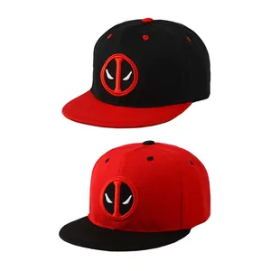 Unisex Deadpool Baseball Cap, Erwachsener, Charakter im Film, Hip Hop, verstellbare Entenbillhüte, Flatkante, Parasol, Cosplay, Outdoor 8 Hauptverkauf Deadpool - №6