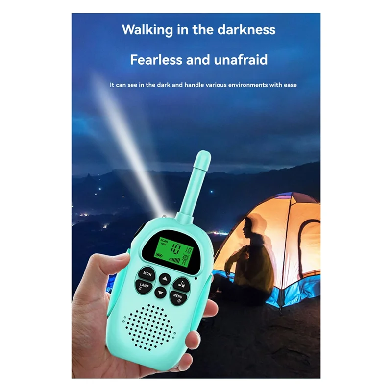 B05C-1Pair Draadloze kindertelefoon Walkie Multi Walkie-Talkie Interactieve 3KM bereiktransmissie Kinderen