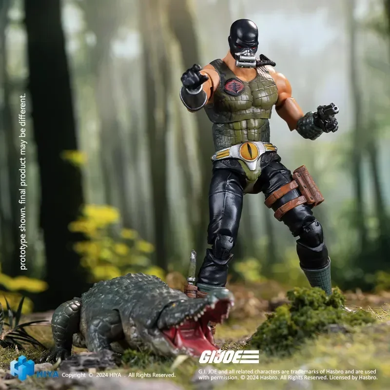 

Original HIYA G.I.Joe Croc Master Fiona 1/18 Exquisita Mini Serie 10cm Anime Figura De Acción Modelo Colección Juguetes Regalo