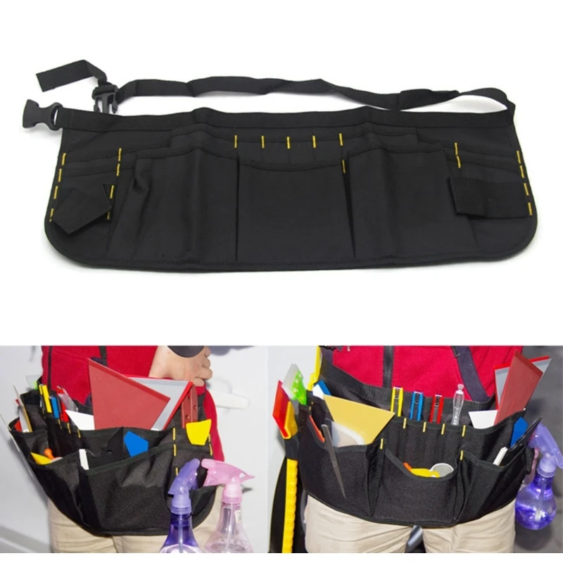 

Practical Car Wrap Accessory Adjustable Tool Apron With Multiple Compartments,Wear Resistant Suitable for Professional Use