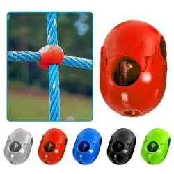 Kids 5Pcs Climbing Rope Net Plastic Buckle Connector Outdoor Swing Accessories For Outdoor Amusement Swing Climbing Rope Parts