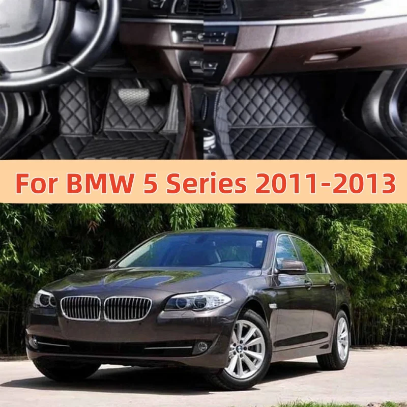 

Пользовательские для BMW 5 серии 2011-2013, автомобильные подушечки для ног, защитные накладки, автомобильные коврики, автомобильный ковер, внутренние автоаксессуары