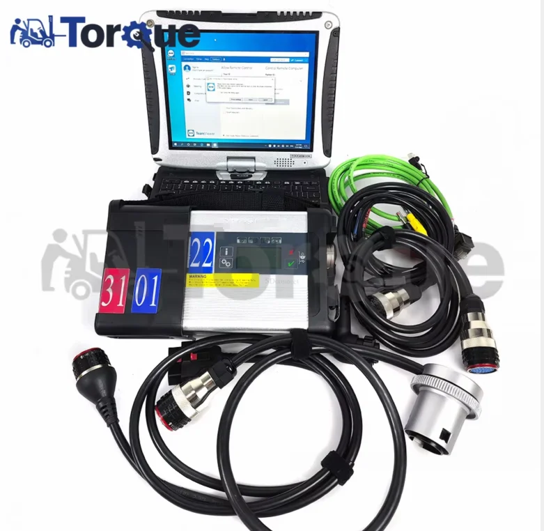 

for MB Star C5 for Car Truck Diagnostic Tool SD Connect with Xentry HHT Software for Code Reading & Programming+CF19 Laptop