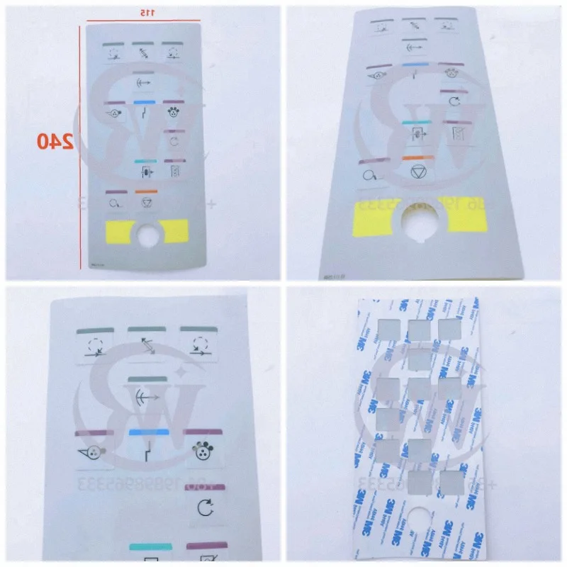 Heidelberg 10.117.2599 Panel Skin Touch Button Film SM74 CD74 SM102 CD102 Heidelberg Parts