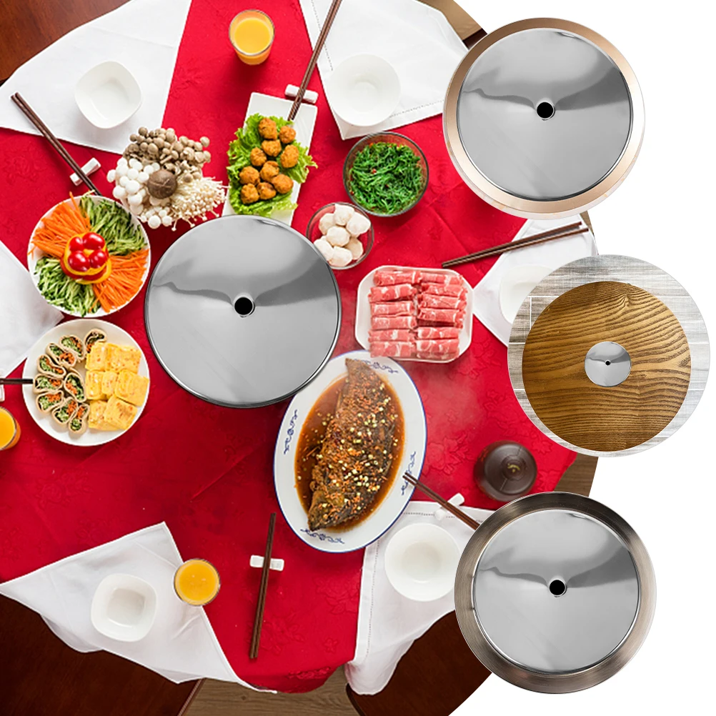 

Thickened Stainless Steel Pot Ring Cover Durable Smooth Surface Easy Cleaning Compatible with Induction Cooker Electric for Home