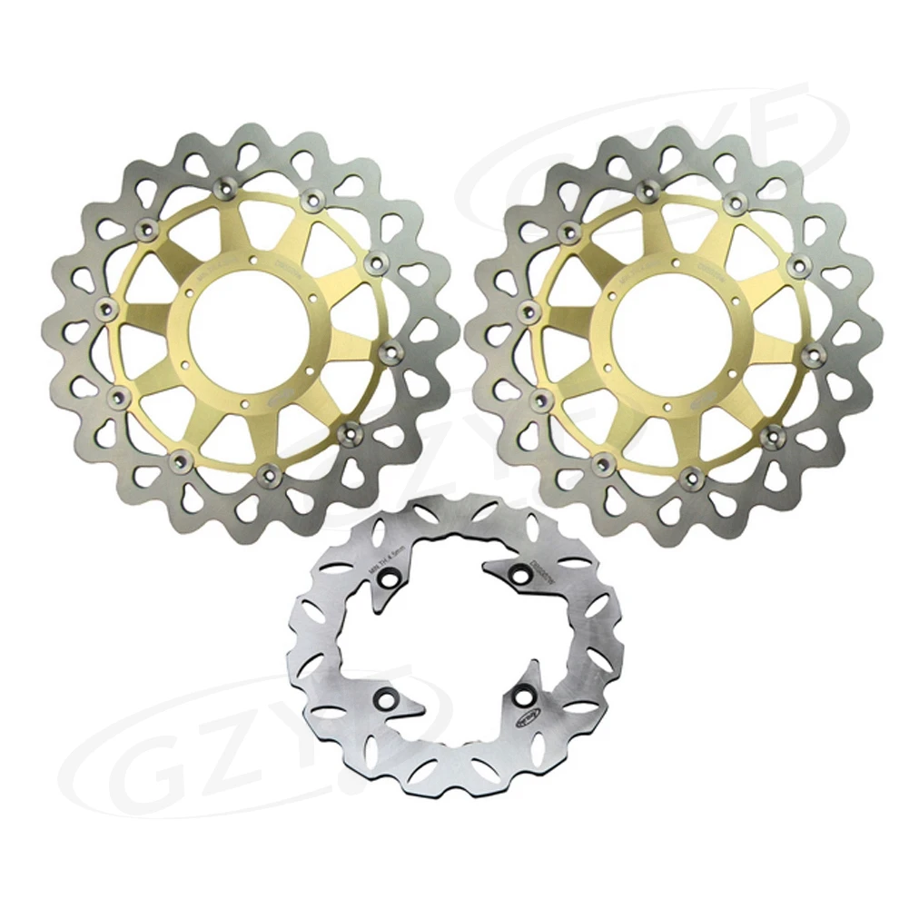 320mm Motorcycle Front Rear Brake Disc Rotors Set For Honda 2006 2007 CBR1000RR & 2000-2004 VTR1000 RC51 SP1