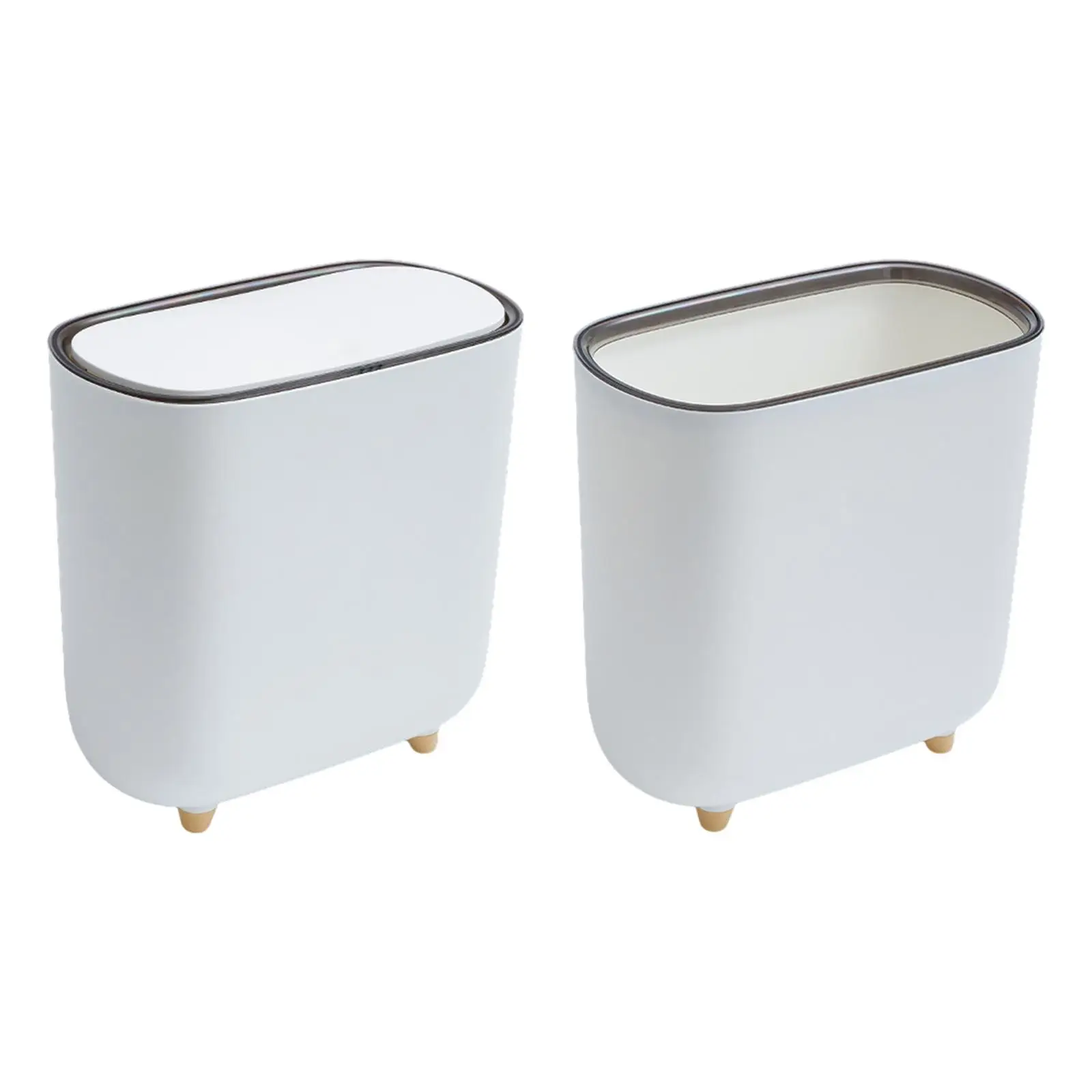 

Нескользящий мусорный бак большой емкости, прочное ведро для хранения, узкая корзина для мусора