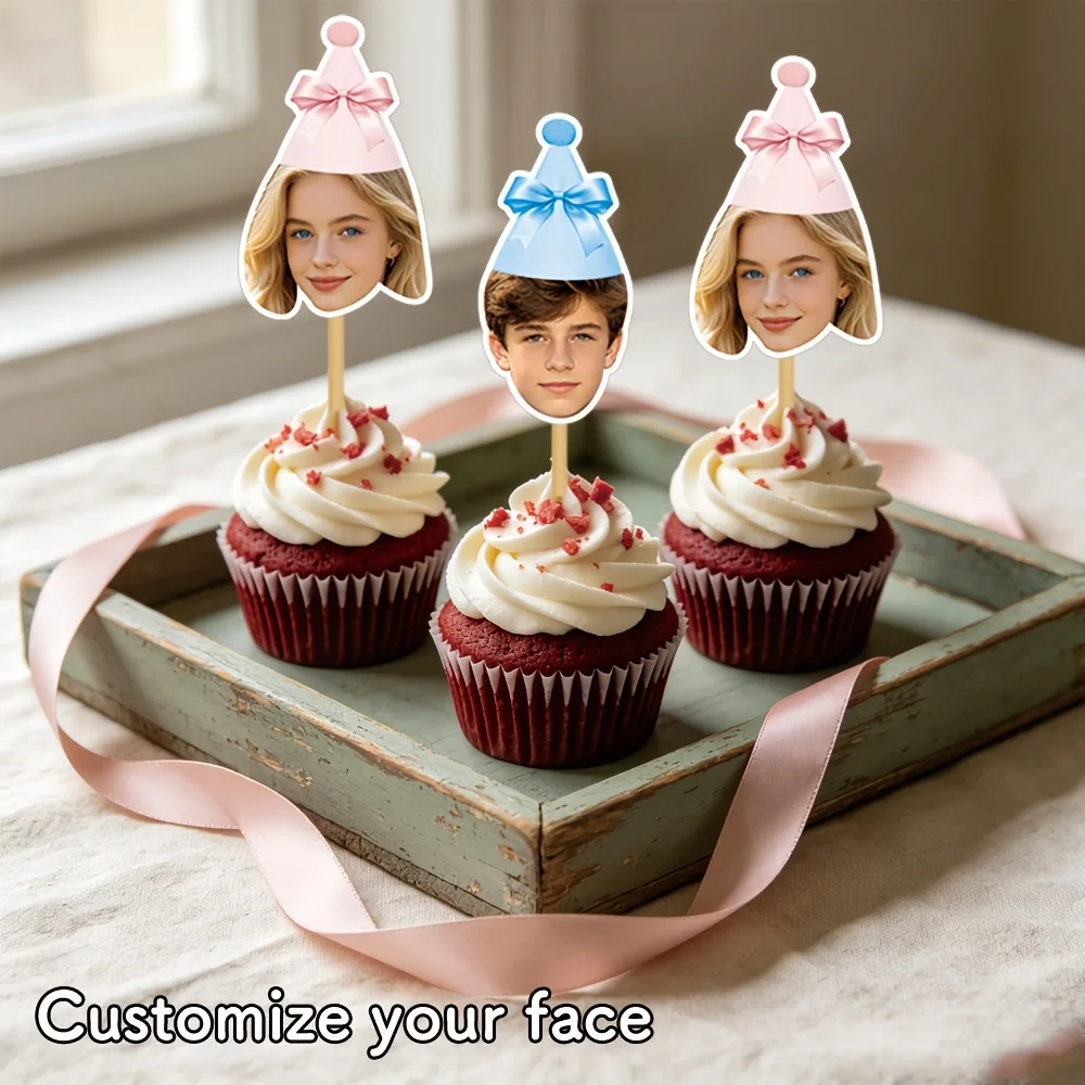 24/48pcs Pink/Blue Bow Cone Ha - Party Hat Cone ulasan dan harga