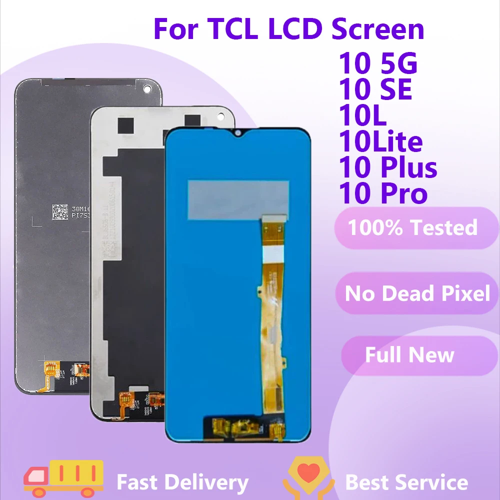 

6,53 "оригинальный для TCL 10L LCD 10 Lite 10SE 10 5G дисплей для TCL 10Plus Pro дисплей заменить