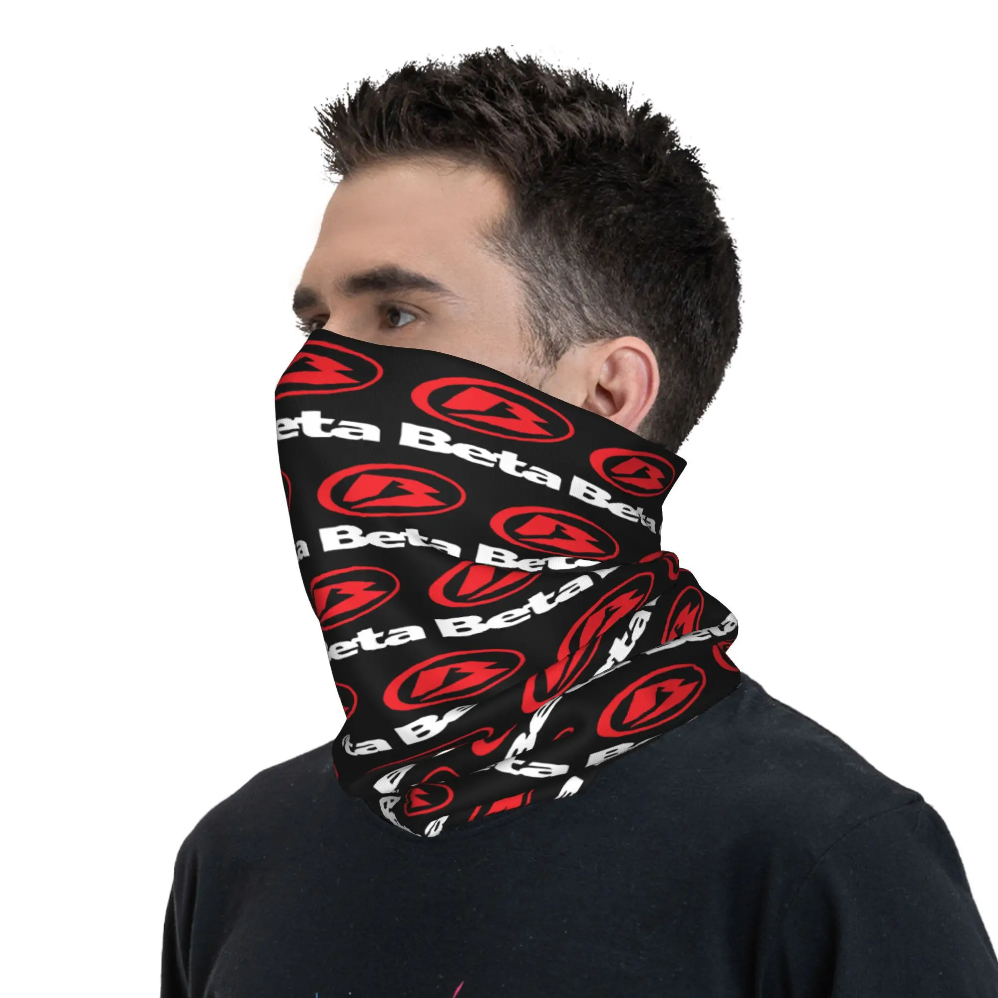 Custom New Motorcycle Racing B-Betaes Motor Winter Headband Neck Warmer Women Men Hiking Cycling Tube Scarf  Face Bandana Gaiter