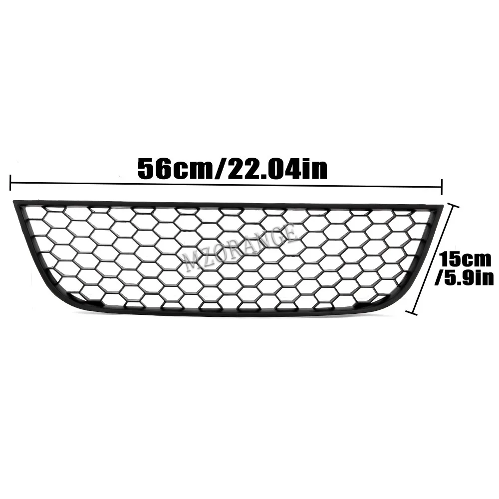 Rejilla de ventilación de parachoques central delantero para coche, cubierta de rejilla de ventilación para VW POLO-GTI, MK4, 9N3, 2006, 2007, 2008,