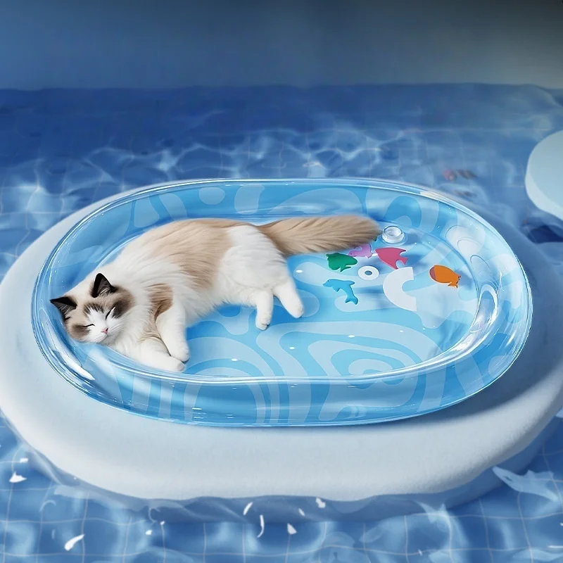 

New Design Pet Water Bed Cooling Bed Summer Pet Mat Thickened Comfort Summer Pets Cooling Water Pad for Dogs Cats