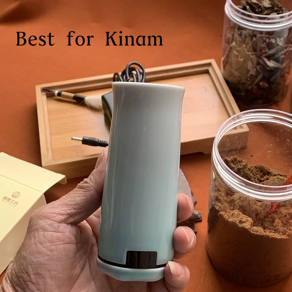 Kynam Electric Heater High Grade Incense Burner kyara Japanese Ganan Oudh Portable Rechargeable Ceramic Made in China aloeswood