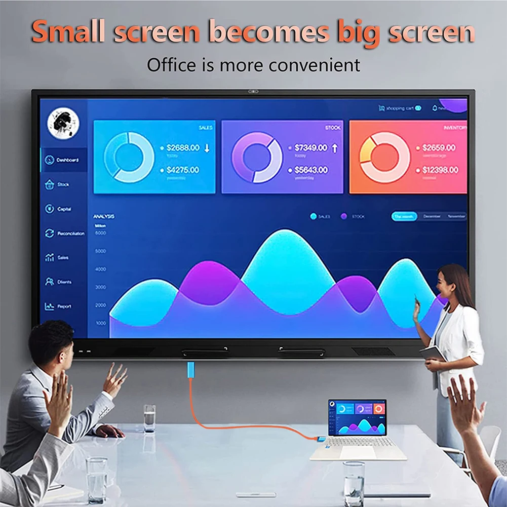 스위치 및 OLED PC TV용 HDMI 호환 케이블, HD 프로젝션 고속 충전 라인, 스위치 휴대폰 태블릿용, 4K