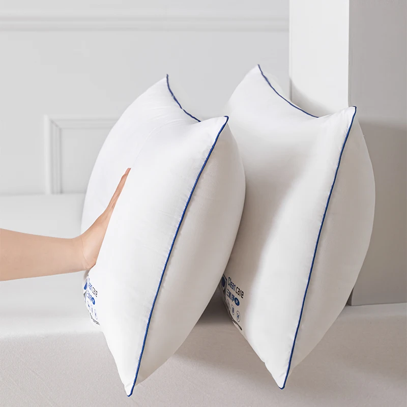 1PC/2PCS Triple-Protection Antibacterial Pillow, Breathable Supportive, Side/Back Sleeper, Hotel Quality