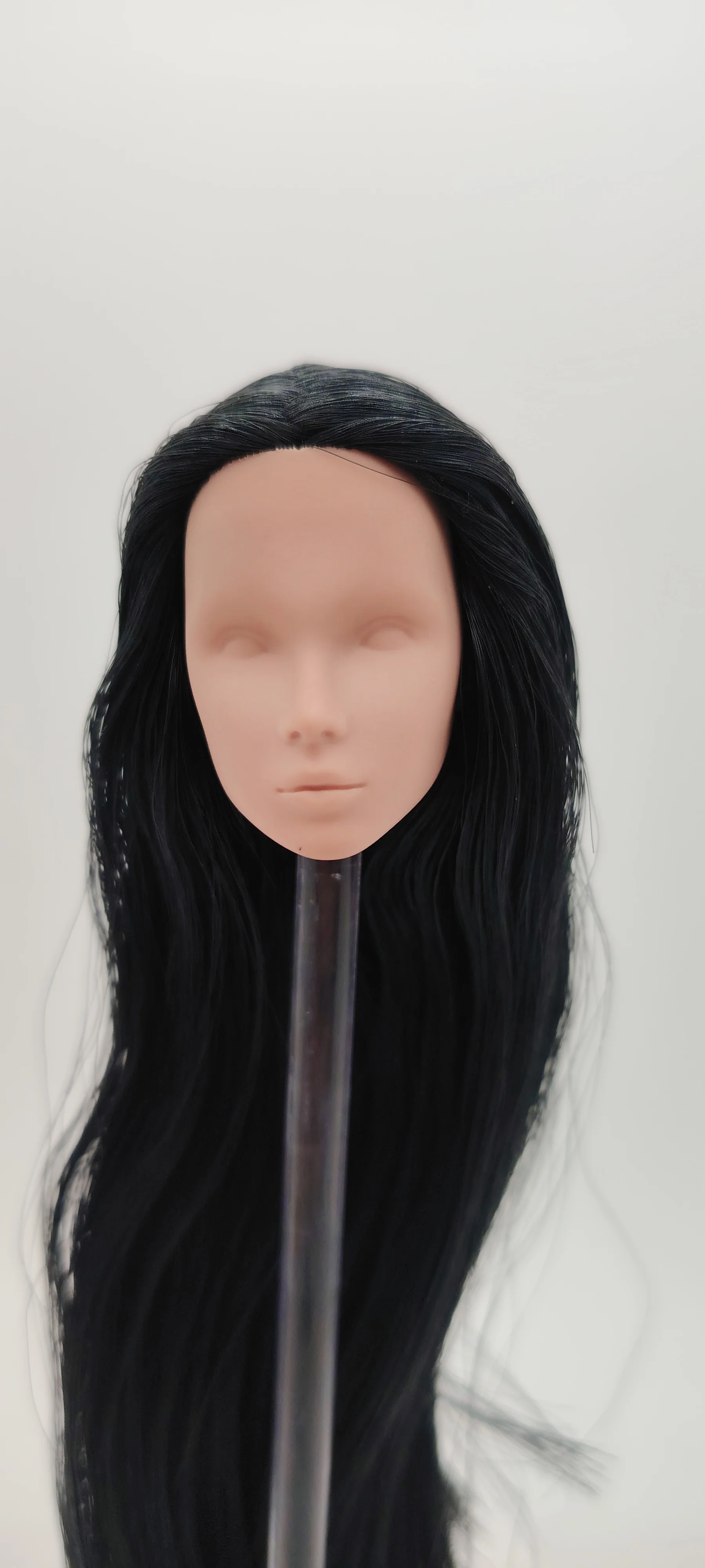 

Fashion Royalty Nu.face Eden Lilith Blair Black Hair FR White Skin Integrity Doll Blank Face Head