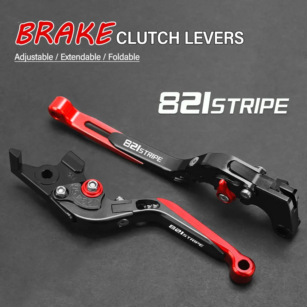 FOR DUCATI 821 StRipe 821StRipe 2014 2015 2016 Motor Hand Brake Clutch Adjustable Levers Handle Folding Extendable Lever grip