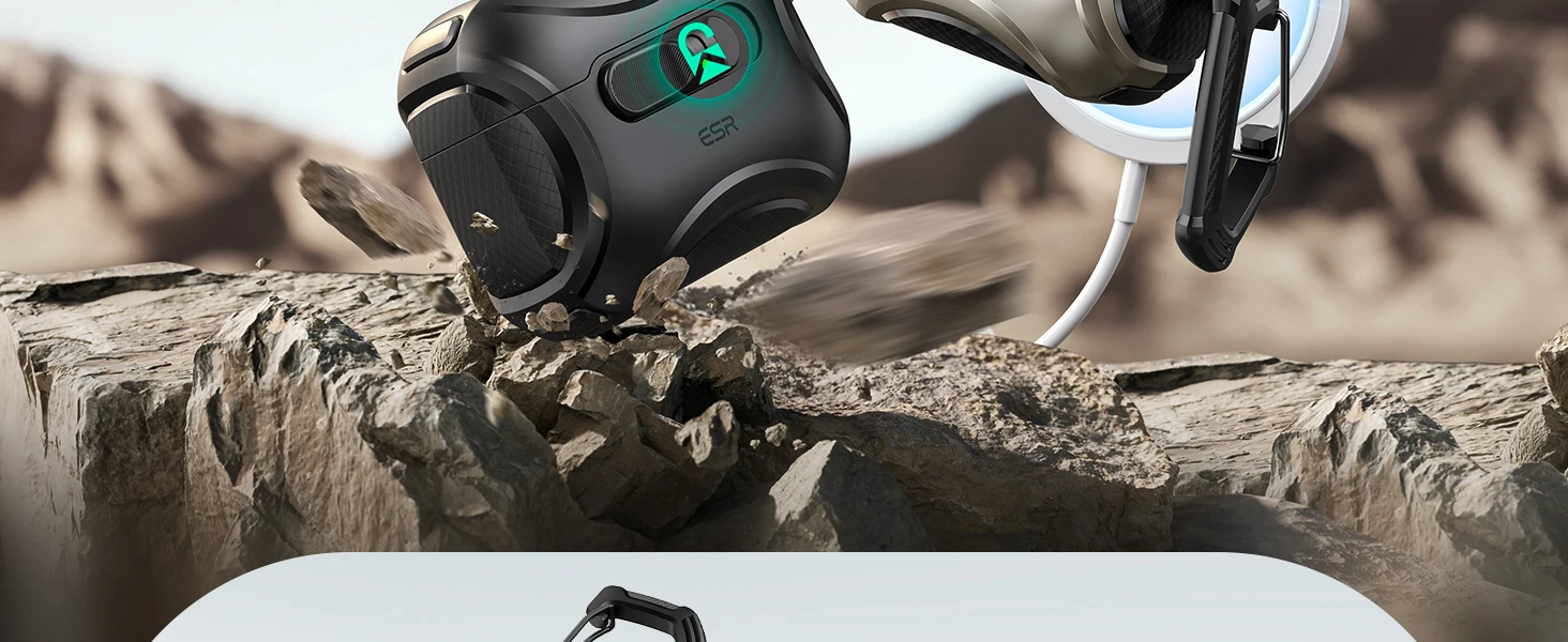 ESR für AirPods Pro 3 Hülle (2025) Sichere FlickLock Ultimate Kopfhörerhülle für AirPods Pro 2./1. Gen & Airpod 4/5 (2024/2026) – Detail 3
