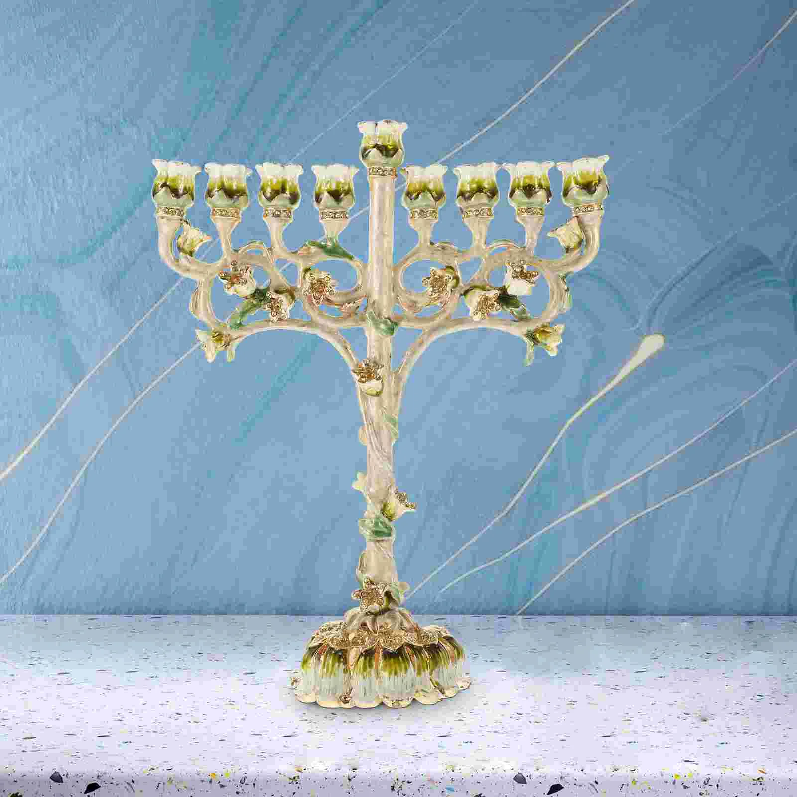 

Vintage Decor Stands Holders Decoration Modern Candles Alloy Candlestick Metal