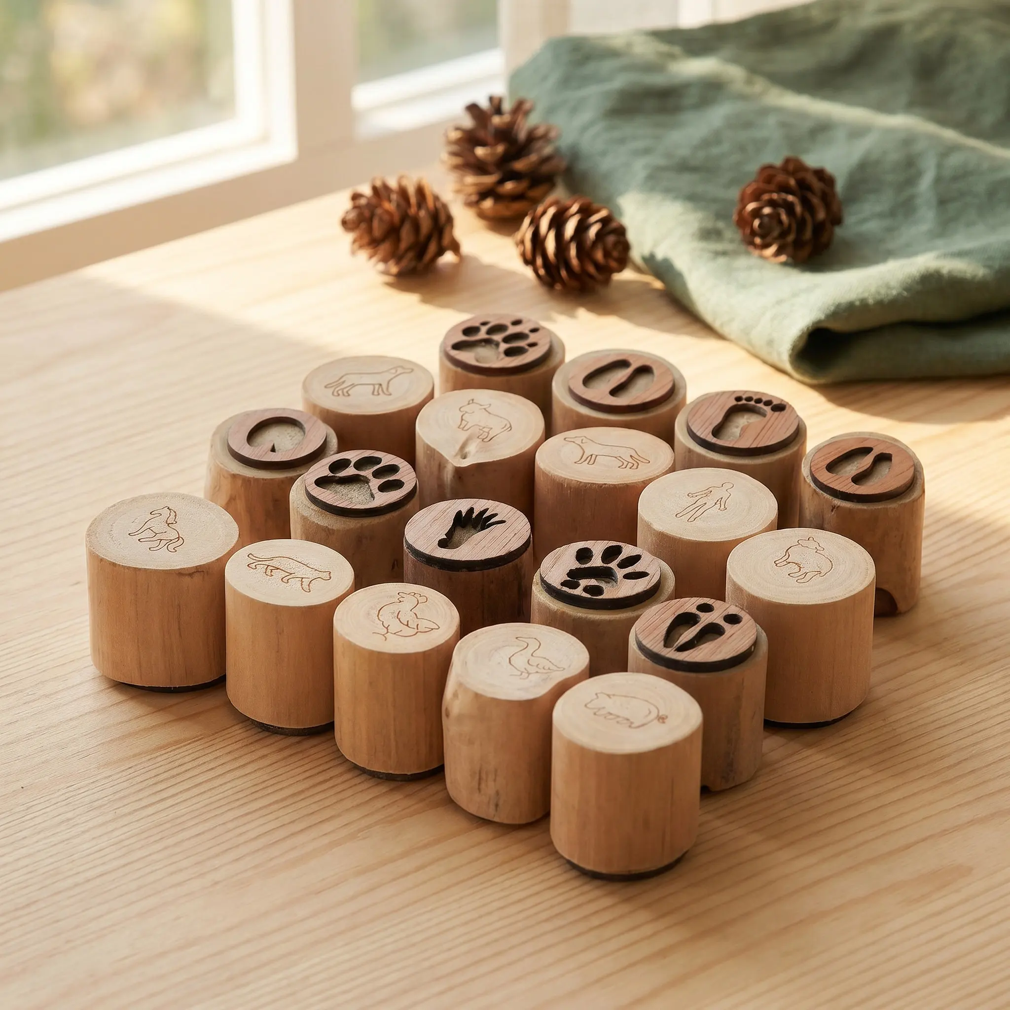 18pcs-animal-footprints-wooden-rubber-stamps-assorted-hand-stamps-for-kids-scrapbooks-cards-stamp-animal-goodie-bag-prizes
