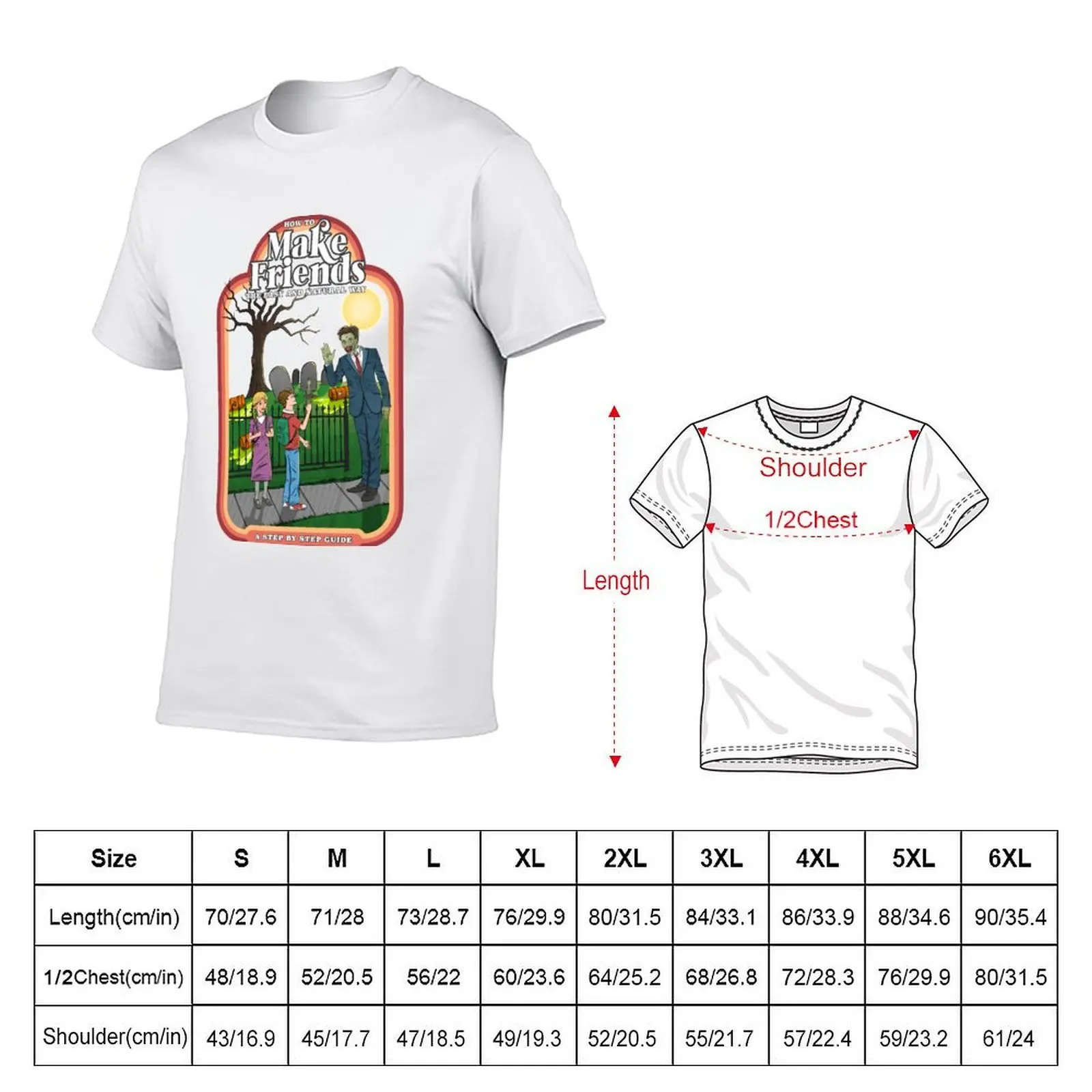 How To Make Friends: The Easy and Natural Way T-Shirt anime t shirts oversize t shirt man plain T-Shirt