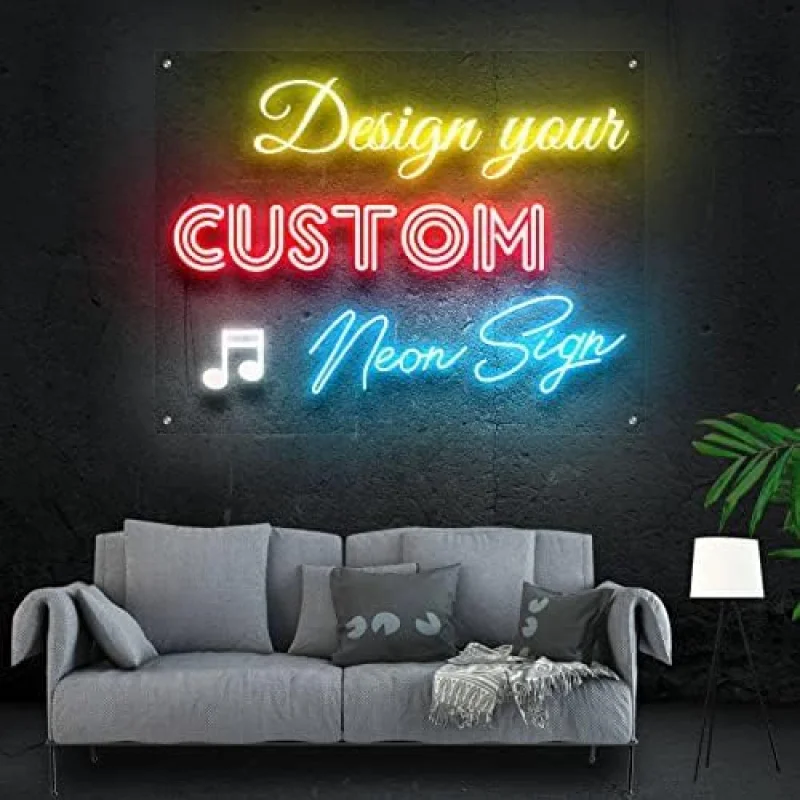 Custom ,Personalized Dimmable LED Neon Signs Family Bar Wedding Party Night Light&Company Logo or Business Signs, Birthday G