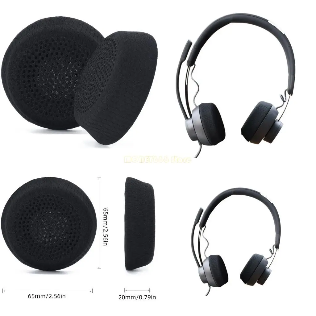 وسائد أذن بديلة F62C لسماعات المنطقة السلكية مناسبة بشكل مريح لمكتب الألعاب #1
