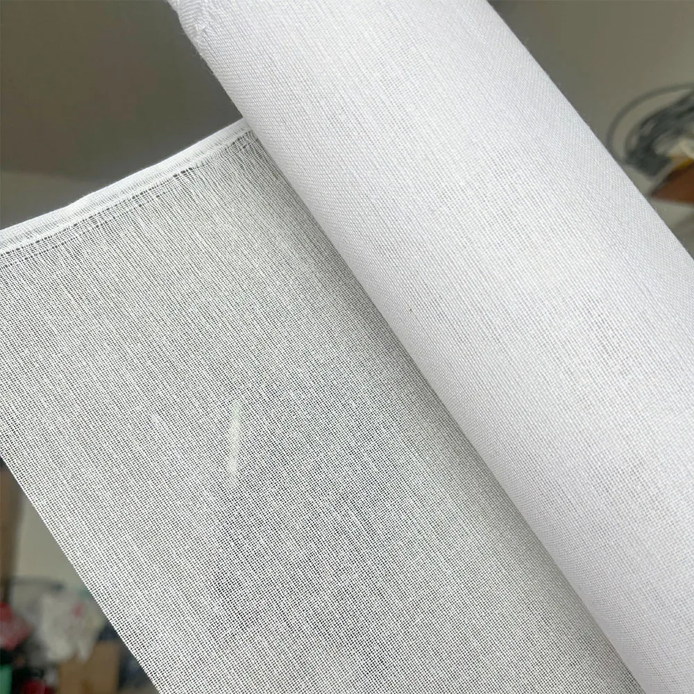 100x112cm Single Sided Hot Melt Adhesive Interfacing Fabric Resin Iron On Lining DIY Patchwork Sewing Cloth Handmade Materials