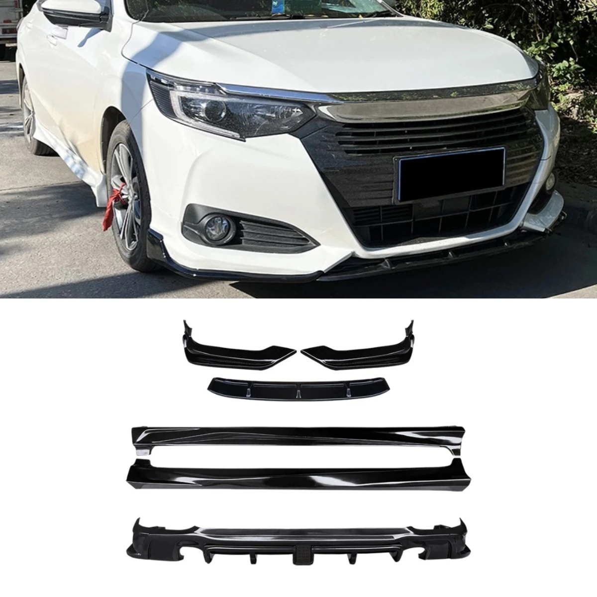 

For Honda Creed 2022 Body Kit Auto Accessories Car Front Bumper Lip Side Skirt Rear Bumper Spoiler Diffuser Separator