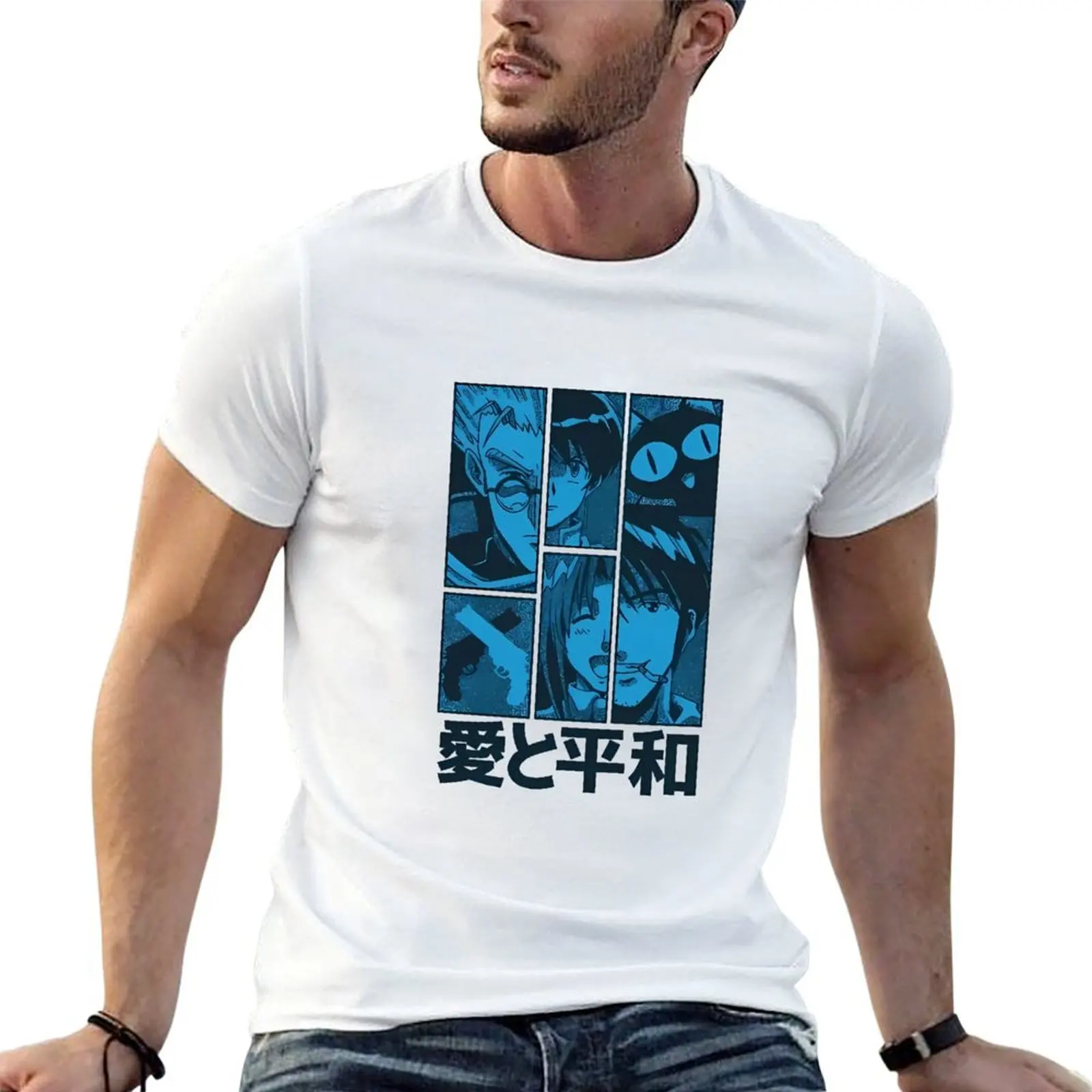 Vash humanoid typhoon T-Shirt aesthetic clothes Man t-shirt designer t shirt men